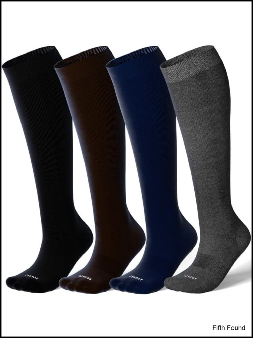 Viscose Bamboo Compression Socks 20-30 mmHg Knee High Support